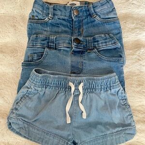 Blue Denim Shorts Bundle